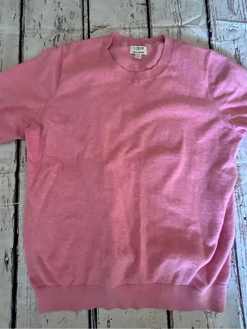 J. Crew Pink Crewneck Sweater - Women’s Classic Knit